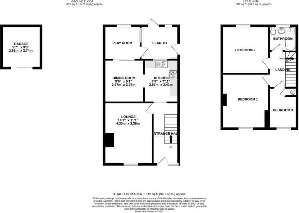 Floorplan for Beaumaris Road, Plymouth