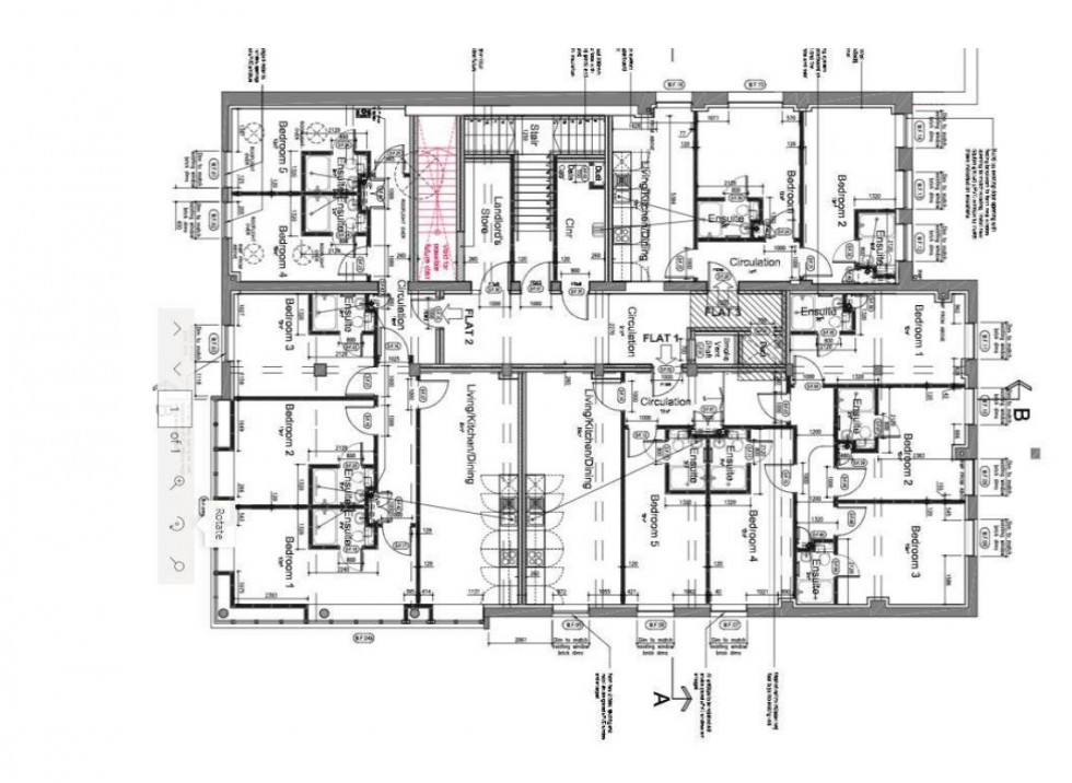 Floorplan for Cornwall Street, Plymouth