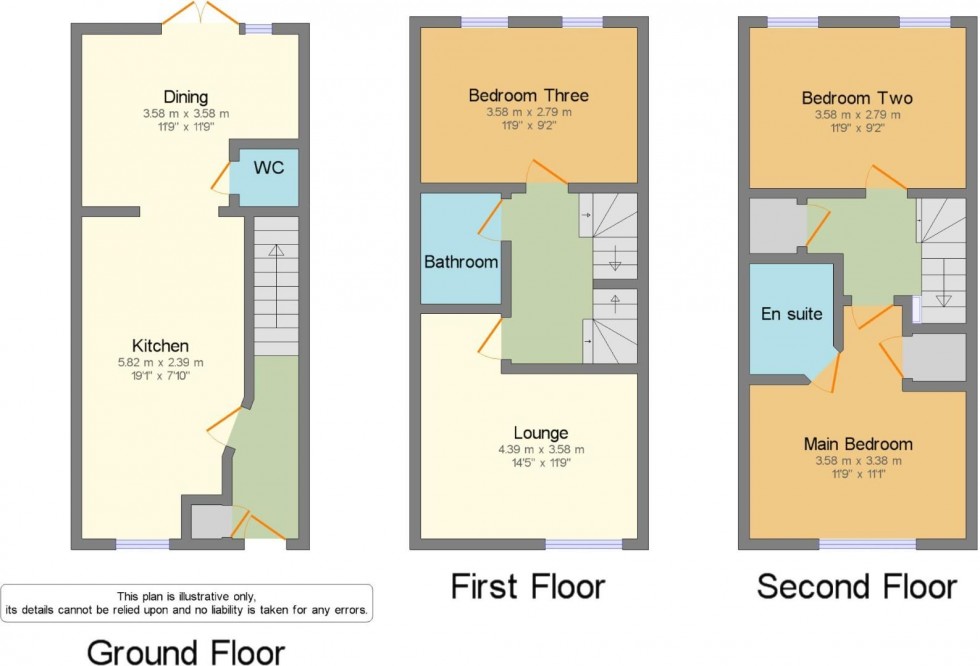 Floorplan for Granby Way, Plymouth