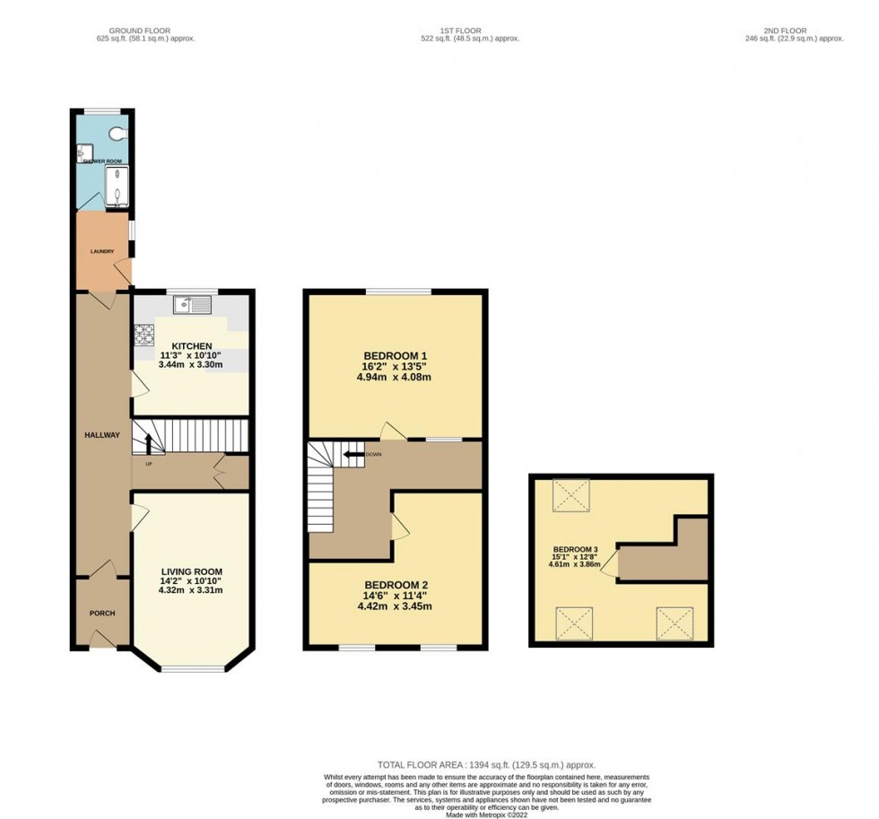 Floorplan for West Hill Road, Plymouth