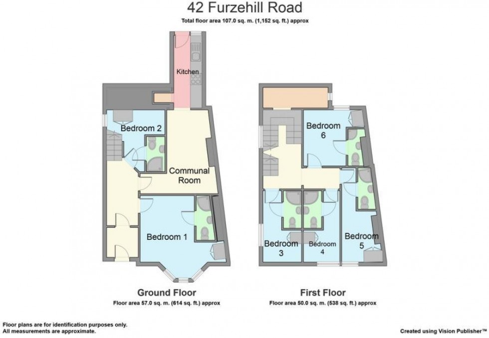 Floorplan for Furzehill Road, Plymouth