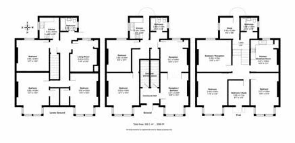 Floorplan for Connaught Avenue, Plymouth