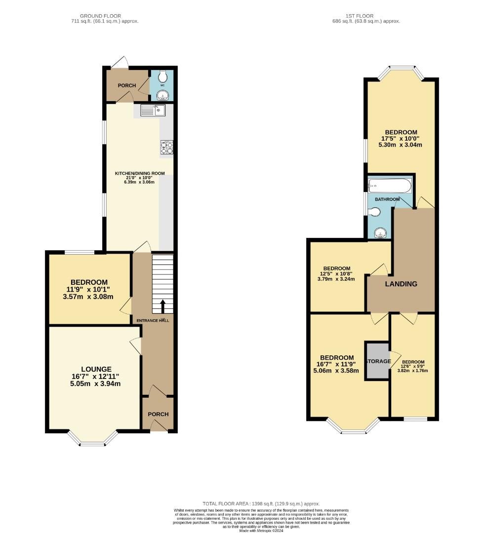 Floorplan for Greenbank Avenue, Plymouth
