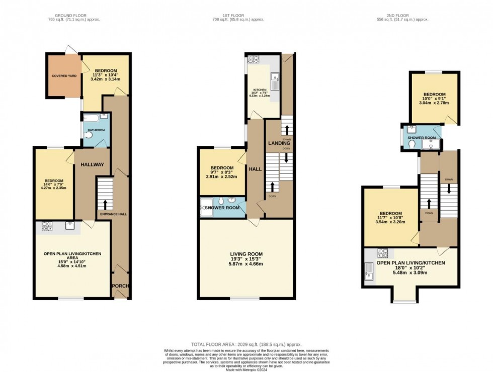 Floorplan for Radnor Street, Plymouth