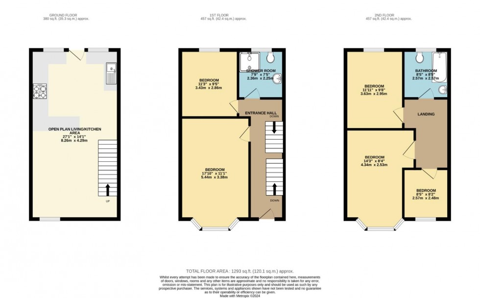 Floorplan for Pearson Road, Plymouth