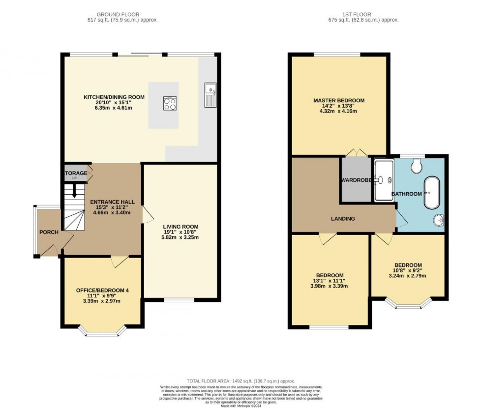 Floorplan for Plymstock Road, Plymouth