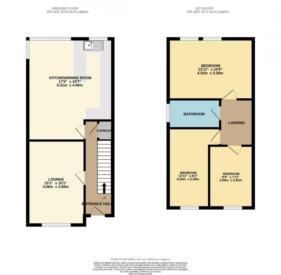 Floorplan for Wesley Avenue, Plymouth
