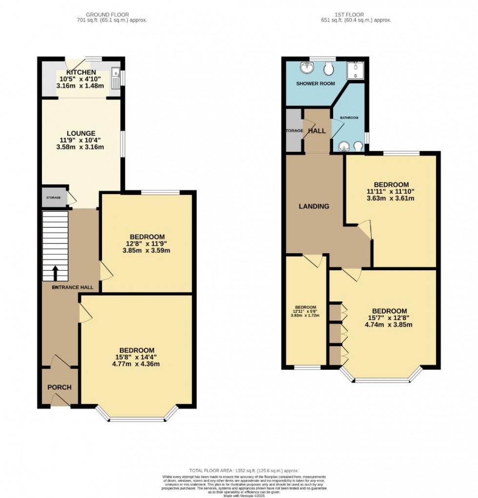 Floorplan for Chaddlewood Avenue, Plymouth
