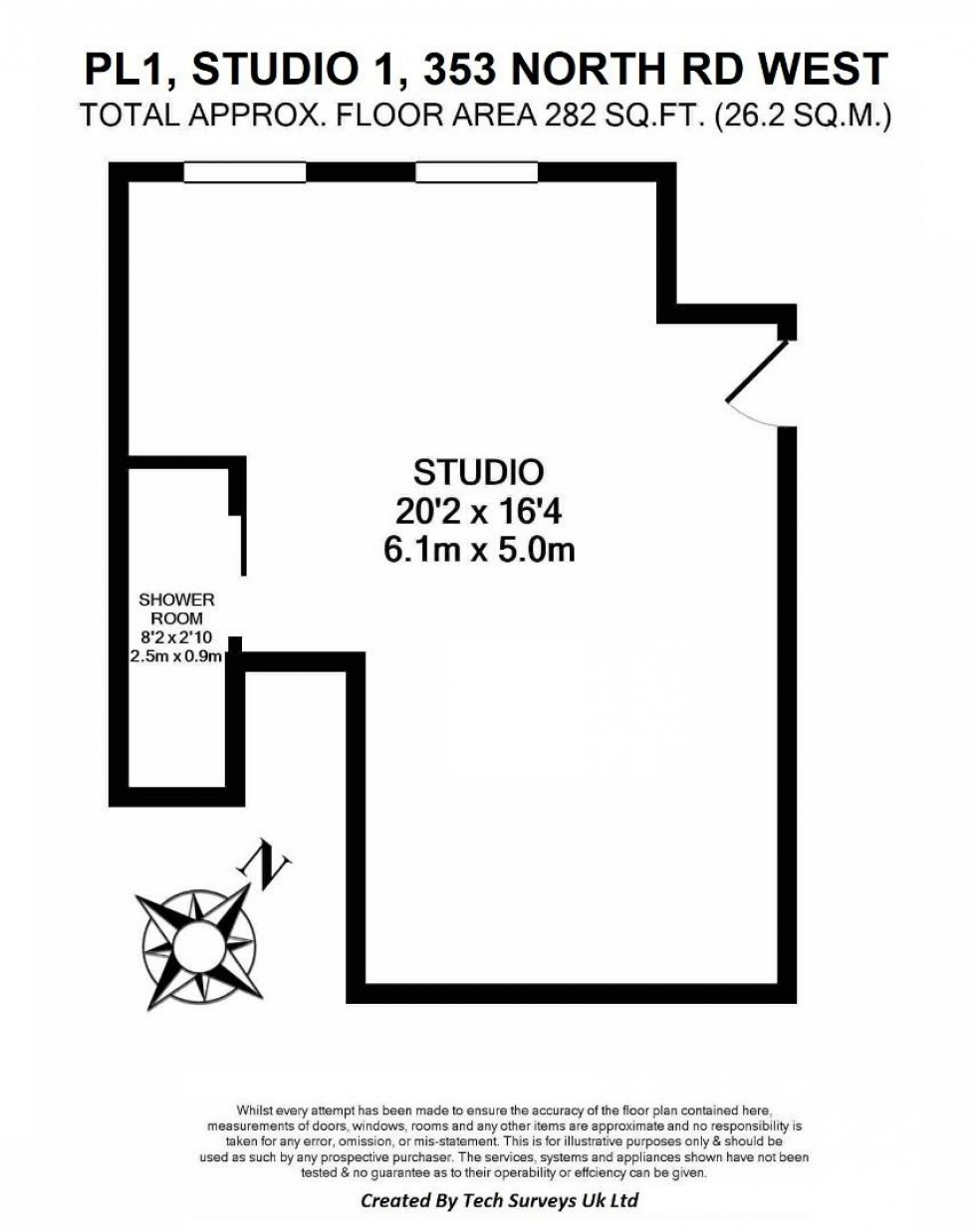 Floorplan for North Road West, Plymouth