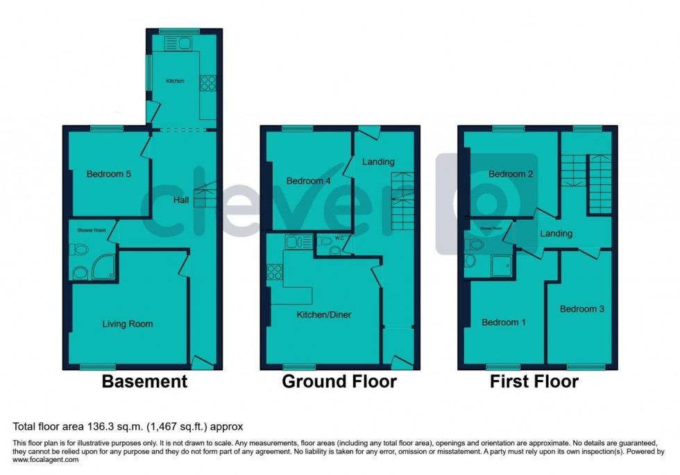 Floorplan for Bayswater Road, Plymouth
