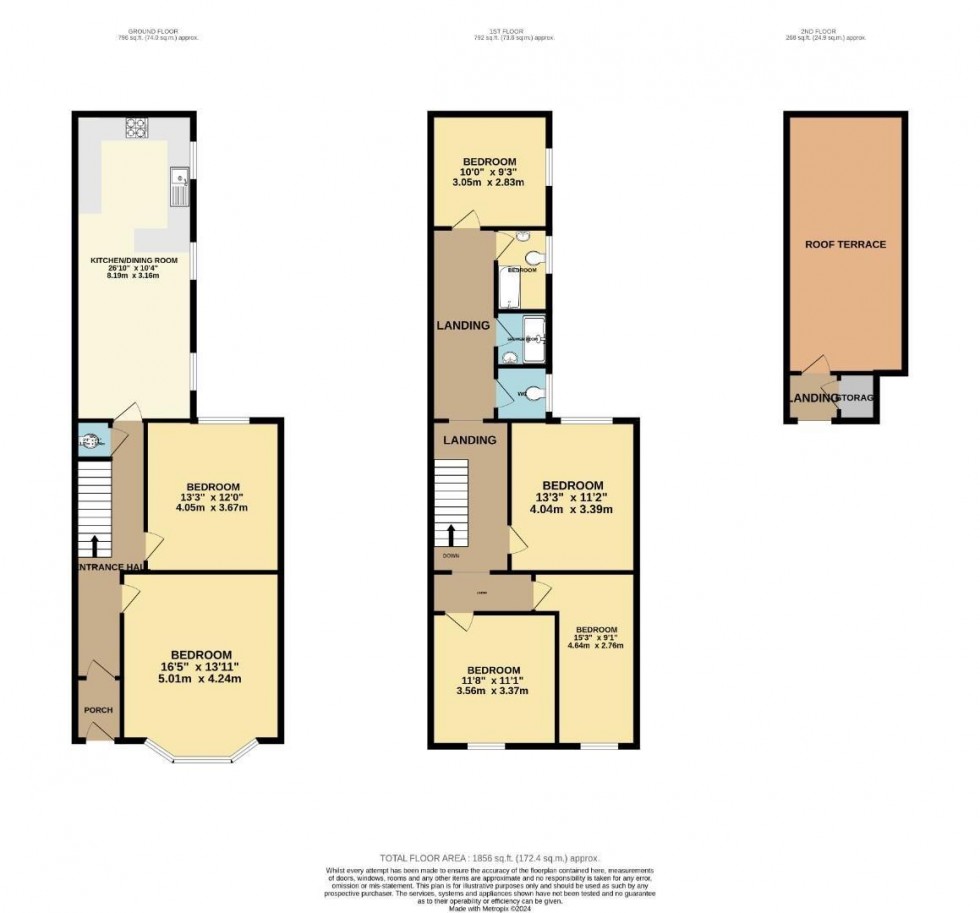 Floorplan for St. Judes Road, Plymouth