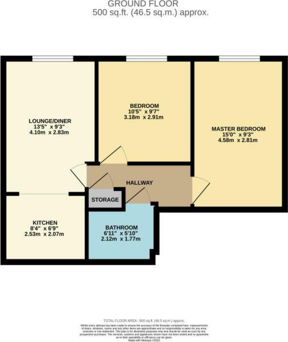 Floorplan for Albert Road, Stoke, Plymouth