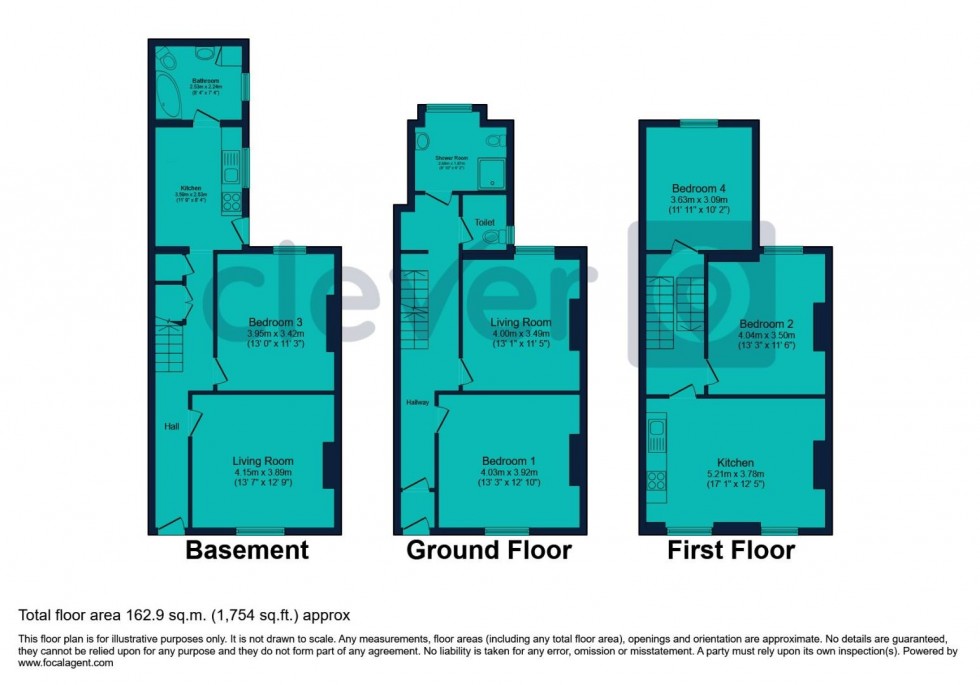 Floorplan for Bayswater Road, Plymouth