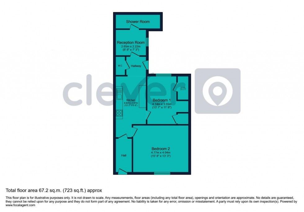 Floorplan for Hill Park Crescent, Plymouth