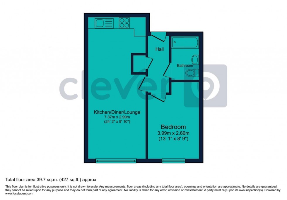 Floorplan for Ebrington Street, Plymouth