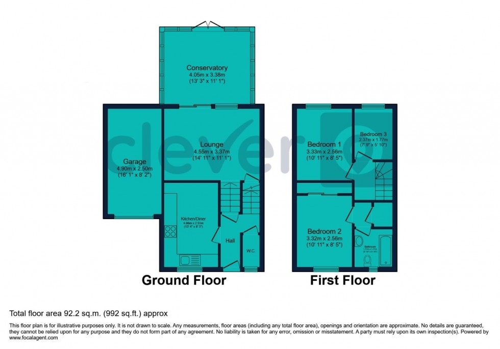 Floorplan for Fern Close, Plymouth