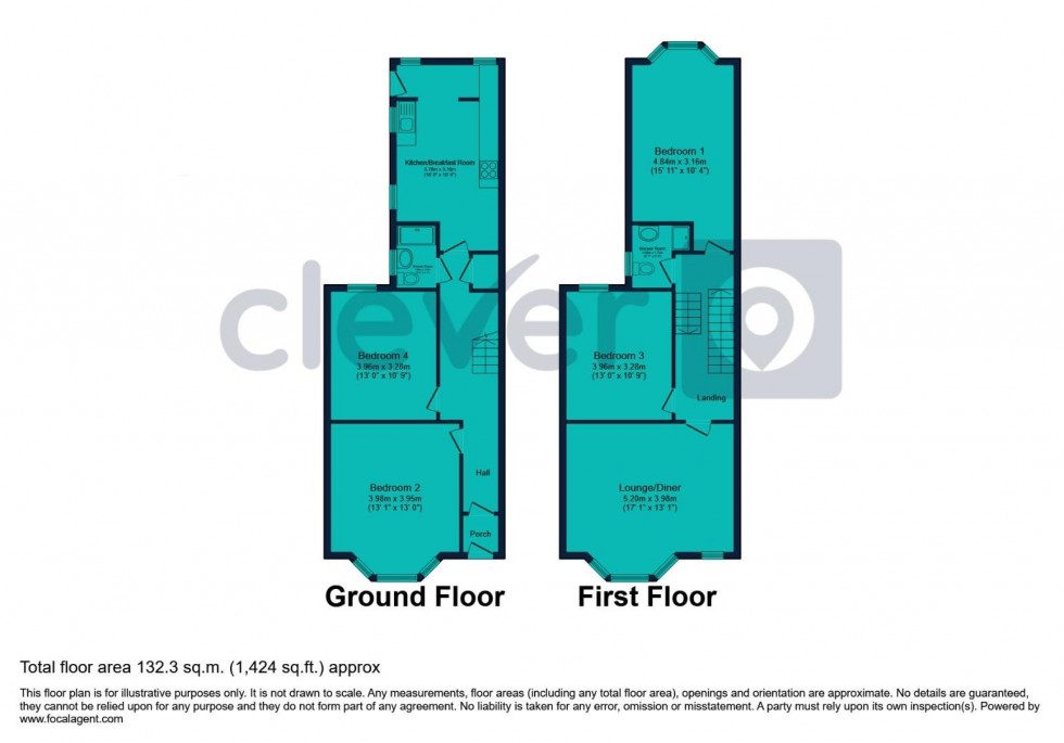 Floorplan for Derry Avenue, Plymouth