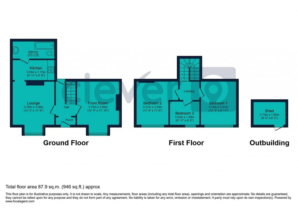 Floorplan for Tresillian Street, Plymouth