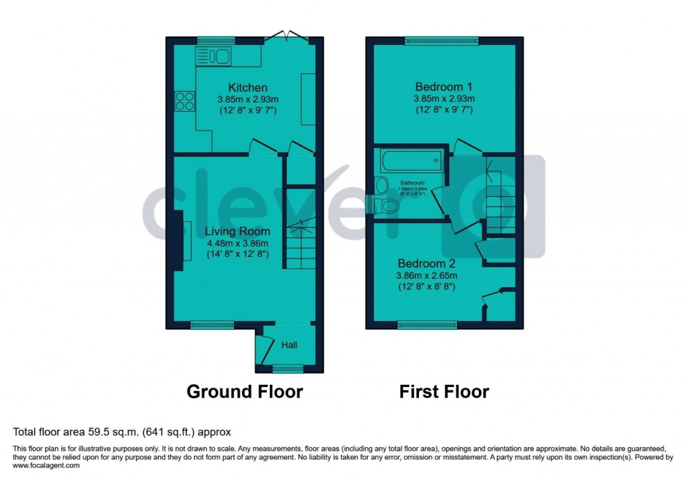 Floorplan for Pentreath Close, Fowey