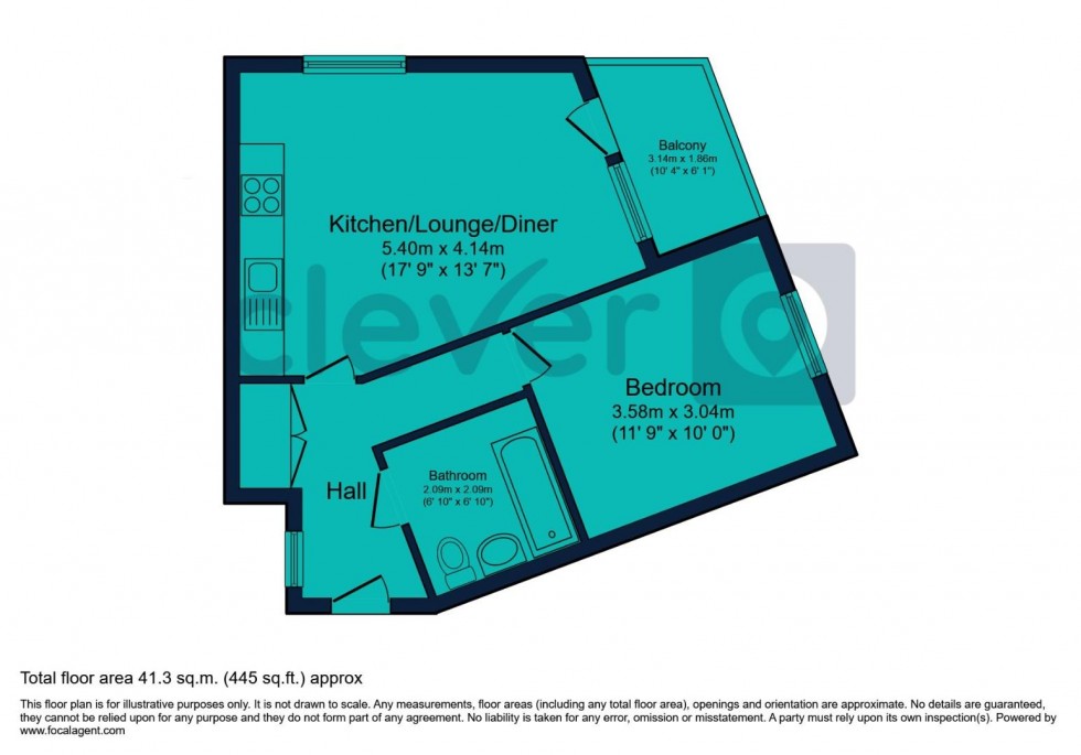 Floorplan for Wall Street, Plymouth