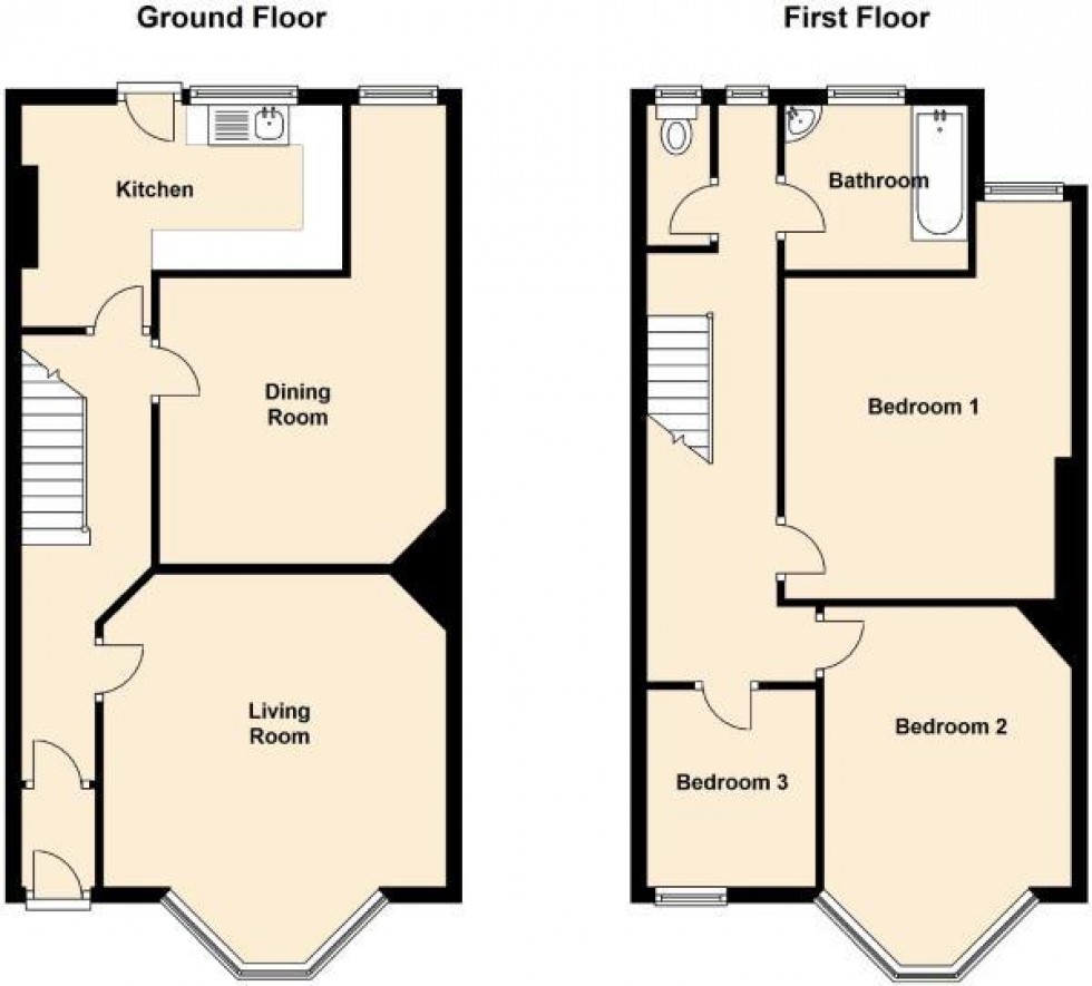 Floorplan for North Road East, Plymouth