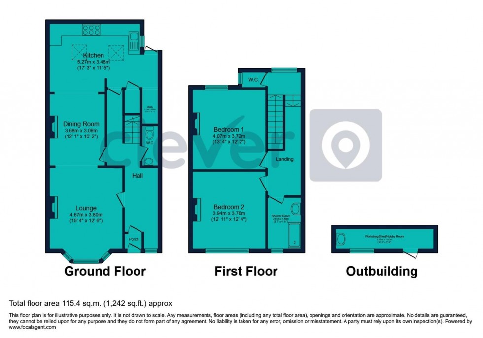 Floorplan for Edgar Terrace, Plymouth