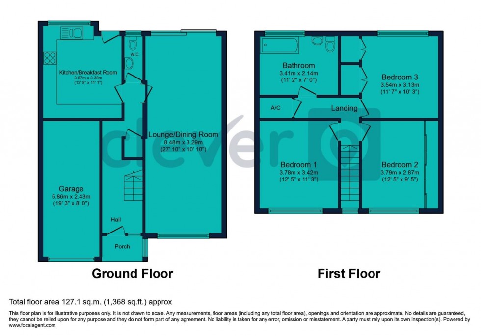 Floorplan for Frensham Avenue, Plymouth