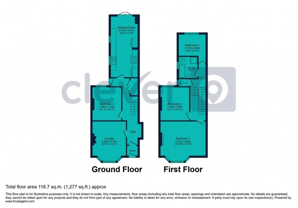 Floorplan for Seymour Avenue, Plymouth
