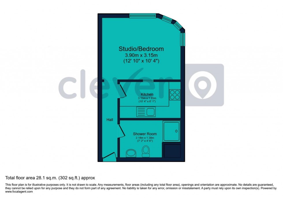Floorplan for Central Park Avenue, Plymouth