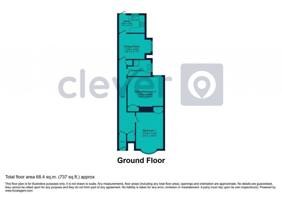 Floorplan for Pasley Street, Stoke, Plymouth