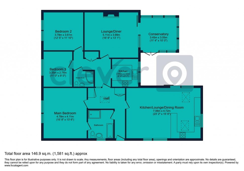 Floorplan for Leigh Court, Eggbuckland, Plymouth