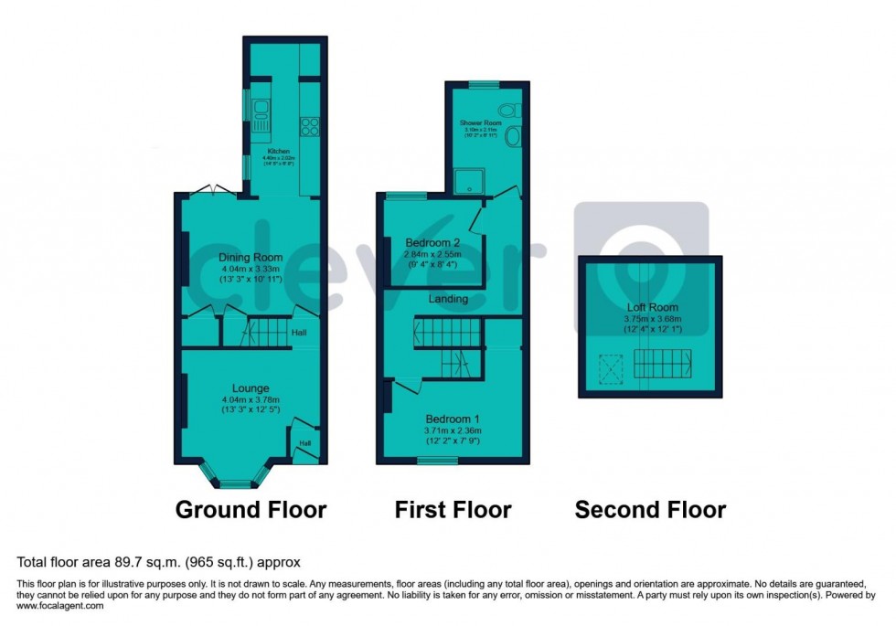 Floorplan for Lorrimore Avenue, Stoke, Plymouth