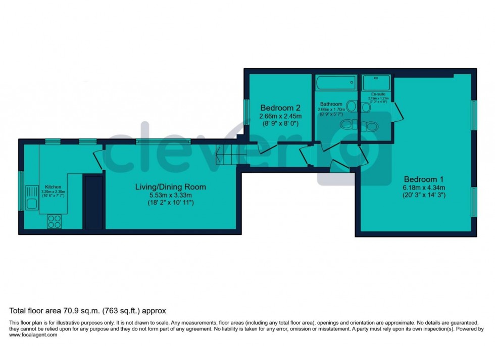 Floorplan for Victoria Place, Stoke, Plymouth