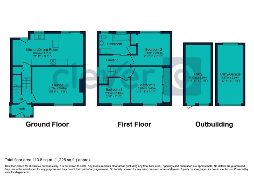 Floorplan for Sefton Avenue, Lipson, Plymouth
