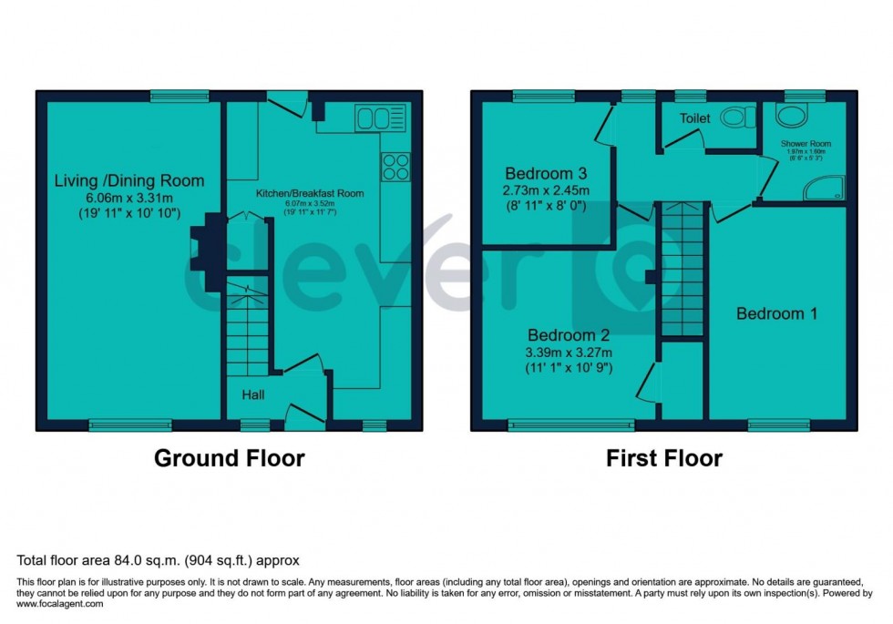 Floorplan for Clittaford Road, Plymouth