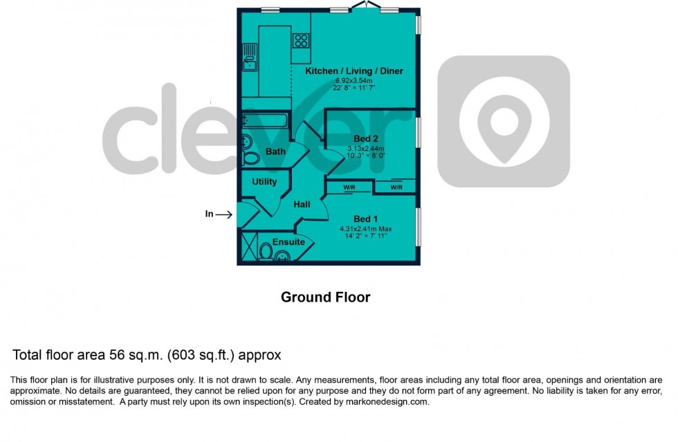 Floorplan for Ker Street Ope, Devonport, Plymouth