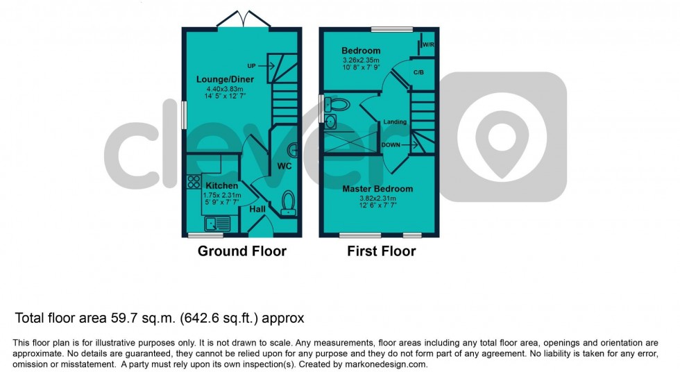Floorplan for Kestor Close, Plymouth