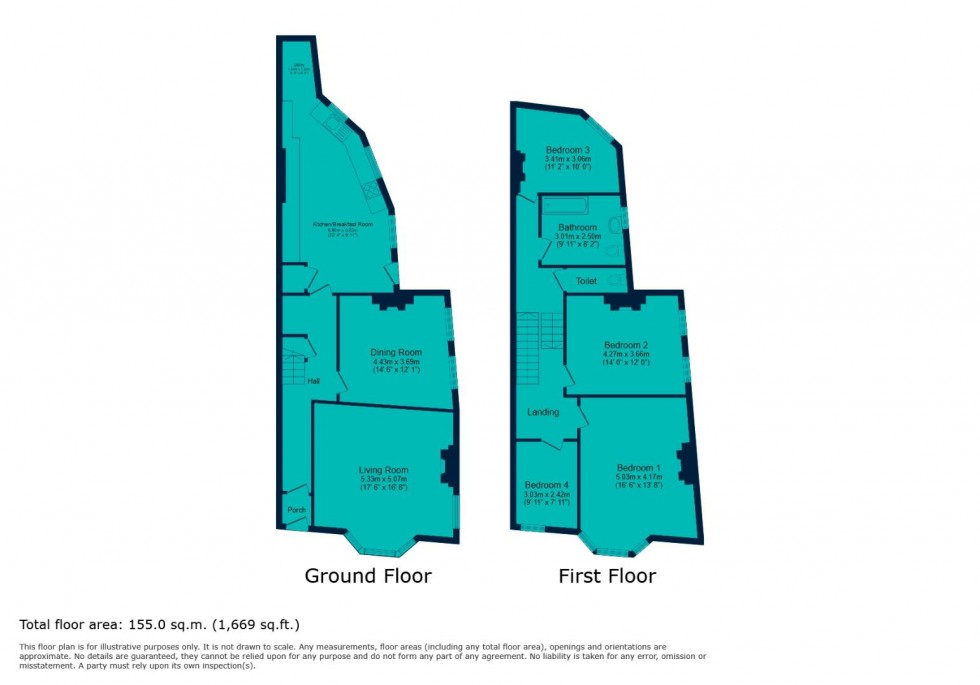 Floorplan for Pentillie Crescent, Peverell, Plymouth