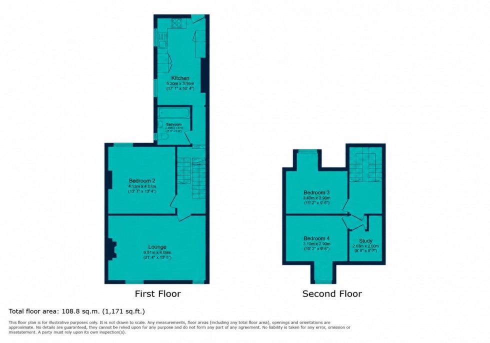 Floorplan for Alexandra Road, Mutley, Plymouth