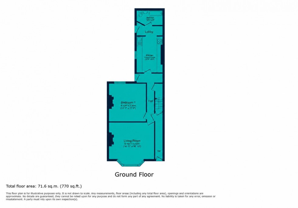 Floorplan for Alexandra Road, Mutley, Plymouth