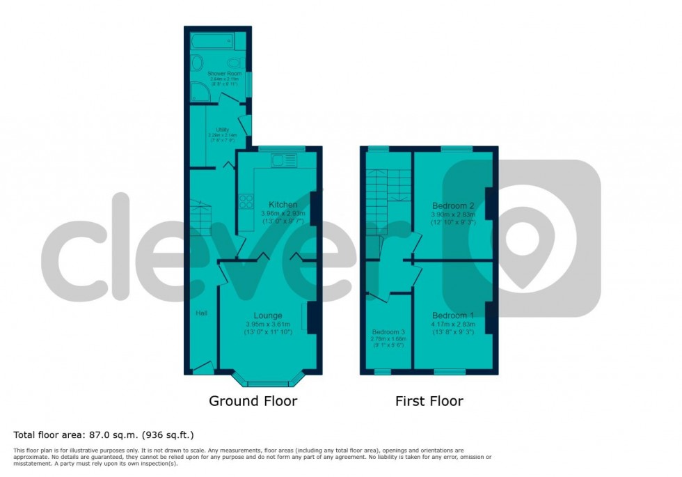 Floorplan for Kathleaven Street, St Budeaux, Plymouth