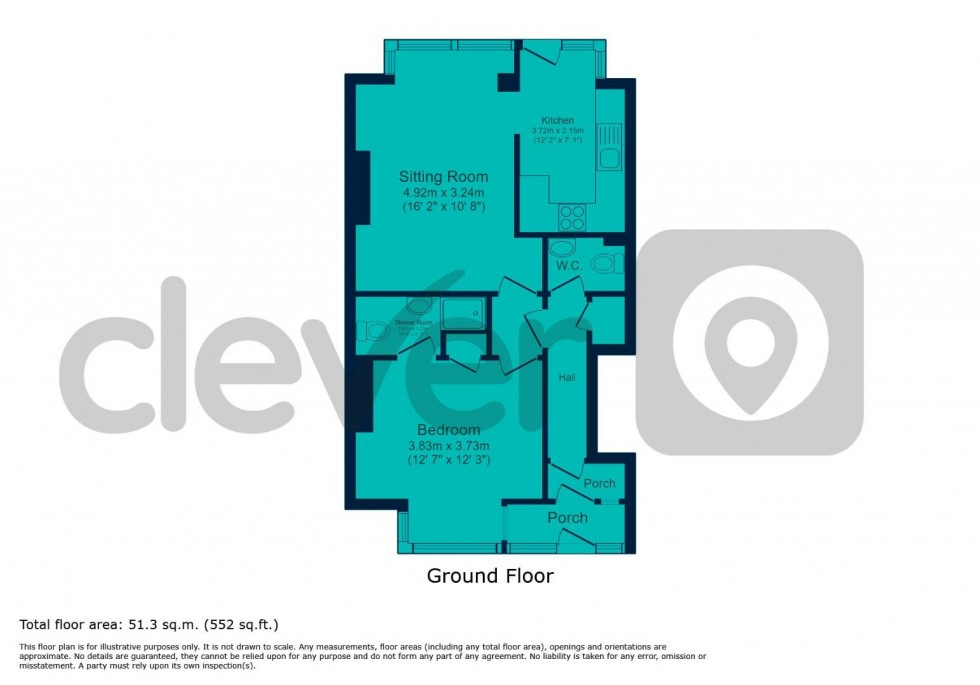Floorplan for College Avenue, Mannamead, Plymouth