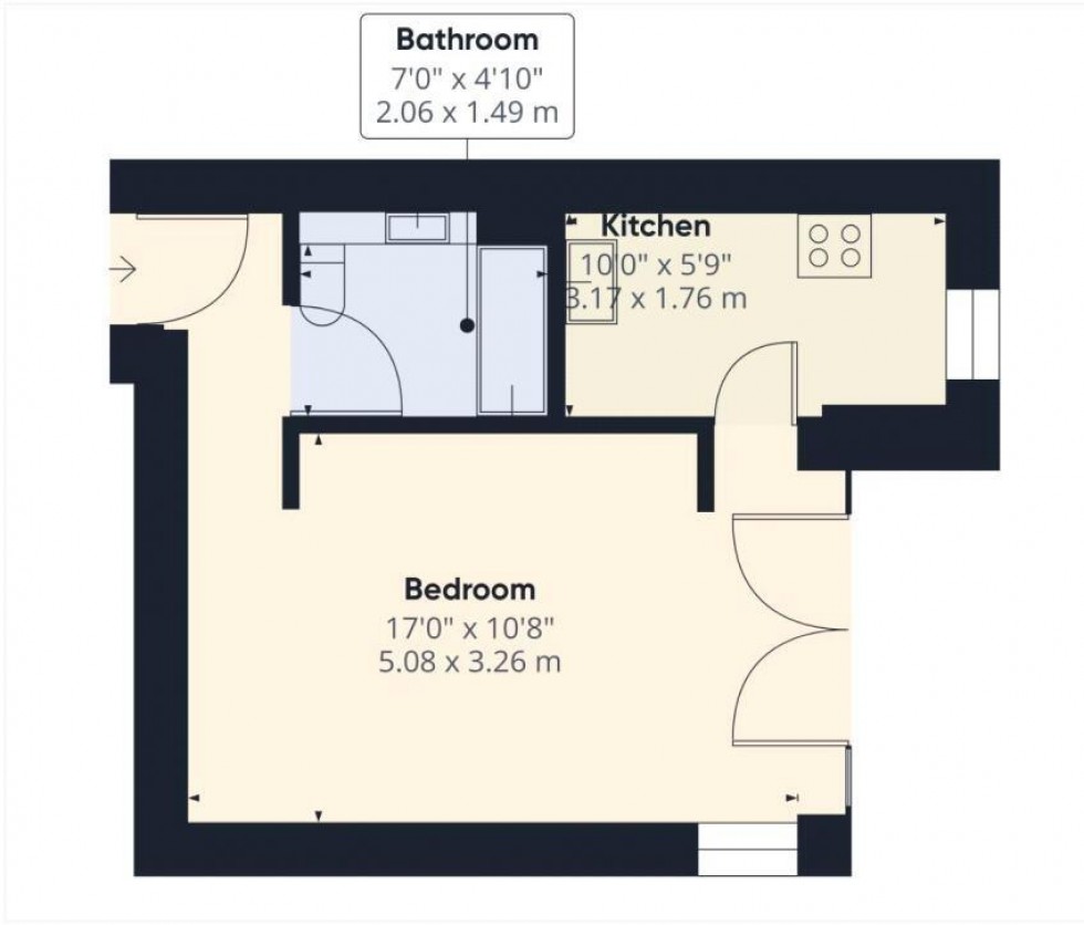 Floorplan for Constantine Street, Plymouth
