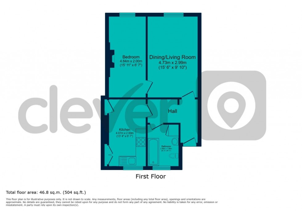 Floorplan for Ebrington Street, City Centre, Plymouth