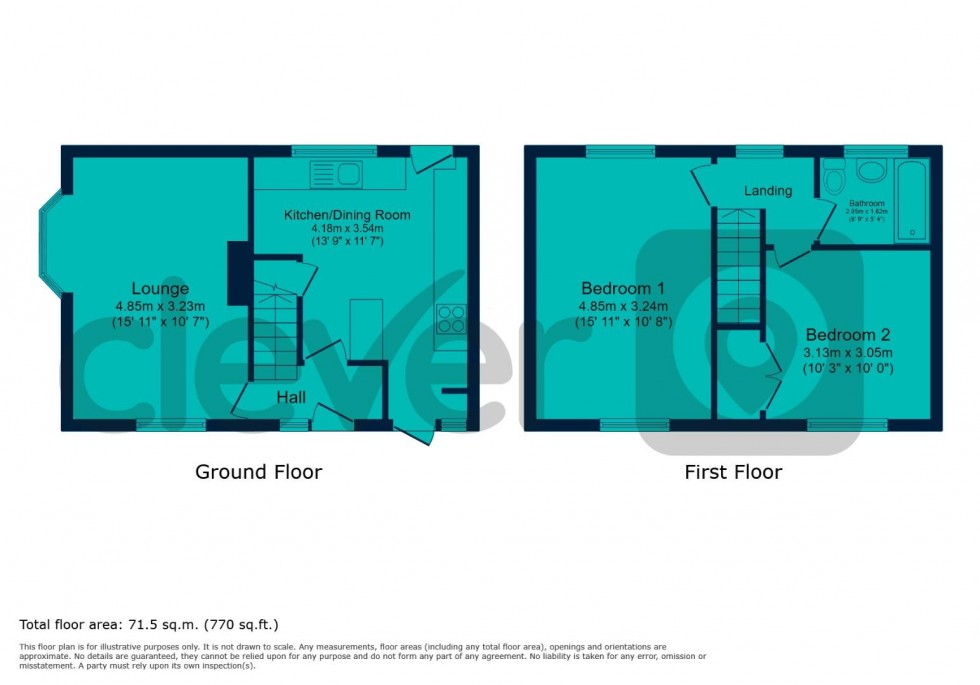 Floorplan for Clittaford Road, Southway Plymouth