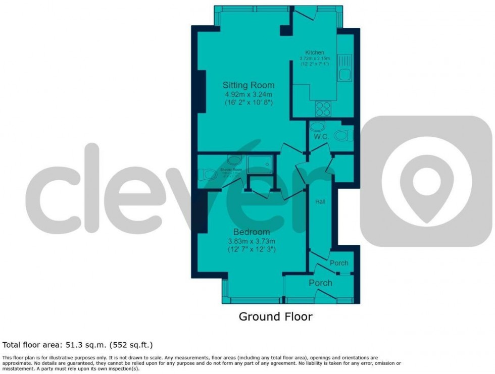Floorplan for College Avenue, Plymouth