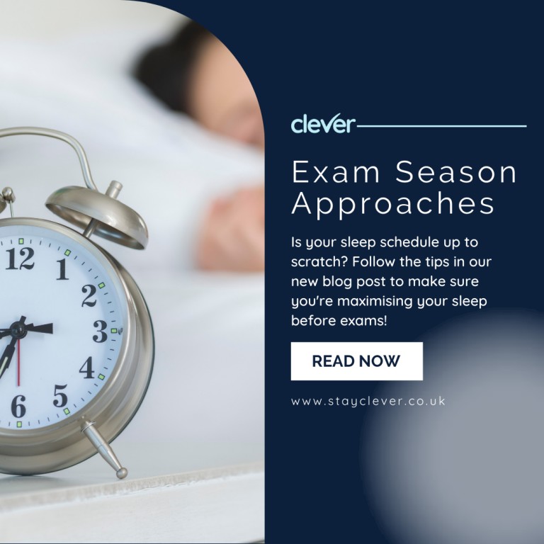 Exam season is upon us: are you making sure your sleep schedule is up to scratch? 