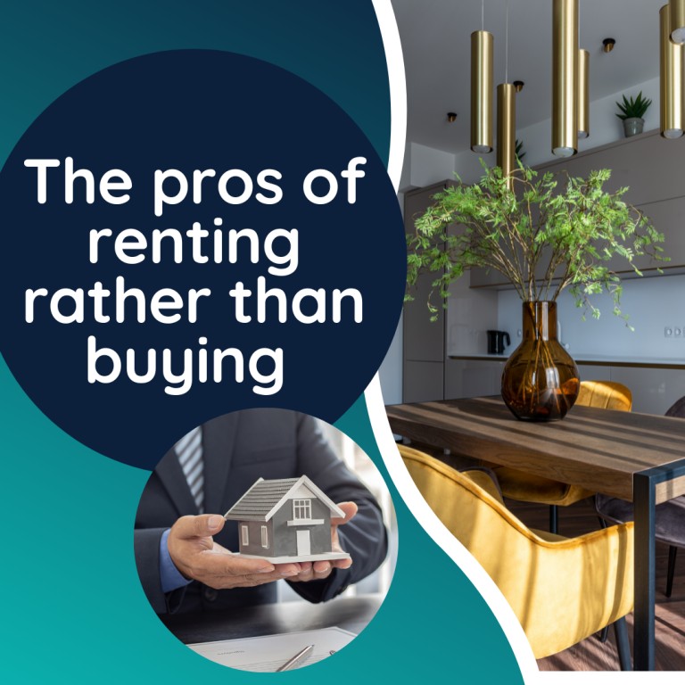 The pros of renting rather than buying